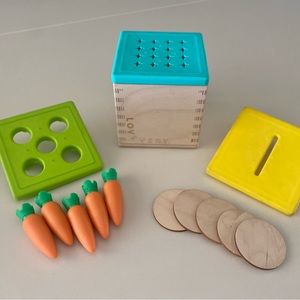 Lovevery wooden coin bank